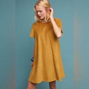 Adorable corduroy tent dress from Anthropologie by The Odells SZ MP